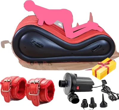 Obrázek produktu pro Nafukovací pohovka, bondage vybavení, pohodlný design, červená nafukovací pohovka