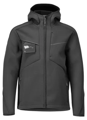 Produktbild von Mascot MASCOT® CUSTOMIZED Soft Shell Jacke mit Kapuze 22086-662-09 Gr. 2XL schwarz