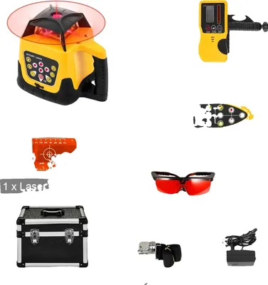 Zdjęcie produktu dla Niwelator laserowy, samopoziomujący, zakres pomiarowy 500 m, czerwona wiązka 1