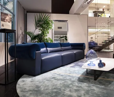 Produktbild von Big Sofa Couch 4 Sitzer Vier Couchen Polster Sitz Sofas Couchen Leder viersitzer