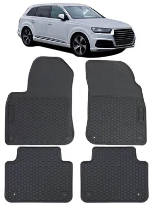 Productafbeelding van Premium rubberen vloermatten, voor en achter, voor Audi Q7 4M, vanaf 2015