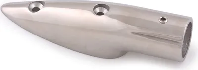 Produktbild von Endstück Handlauf in Pfeilform aus massivem Edelstahl