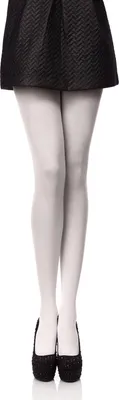 Produktbild von Antie Damen Mikrofaser Strumpfhose bunt AN-121 40 DEN (Weiß, L) .