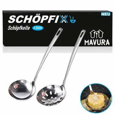 Immagine prodotto di SCHÖPFIX Mestolo in acciaio inox Mestolo per minestra Mestolo