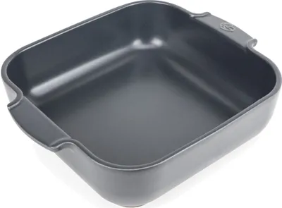 Produktbild von PEUGEOT Keramik Auflaufform APOLLIA 28cm Quadratisch Schiefergrau Backofen