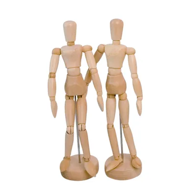 Produktbild von Kreul Solo Goya männliche Modellpuppe 20 cm Künstlerpuppe Holzfigur