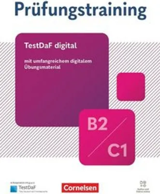 Obrázek produktu pro Prüfungstraining DaF. Digitaler TestDaF B2/C1 - Übungsbuch mit Lösungen und Audios als Download