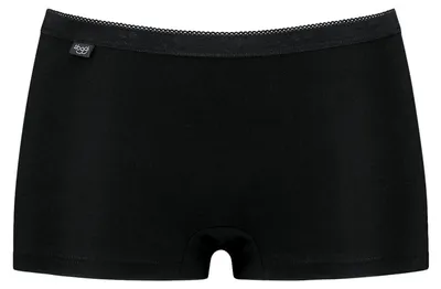 Produktbild von Sloggi Damen-Slips, schwarz, Basic+ Short, Baumwoll-Slips, Shorts, Größe 40