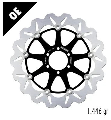Immagine prodotto di Dischi freno Galfer 2x DF660CW WAVE®, flottanti, anteriori, da 320x5mm, per Aprilia Mana