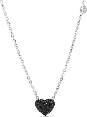 Produktbild von ZU-20687 Halskette - Eleganz in Silber und Schwarz KP20687