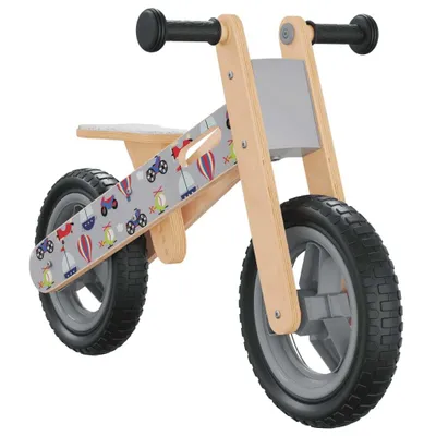 Image de vidaXL Roue d'exercice pour enfants Gris Imprimé
