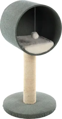 Image de Arbre Griffoir pour chat avec cachette et jeu Scandi