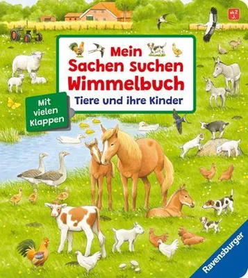 Immagine prodotto di Mein Sachen suchen Wimmelbuch: Tiere und ihre Kinder
