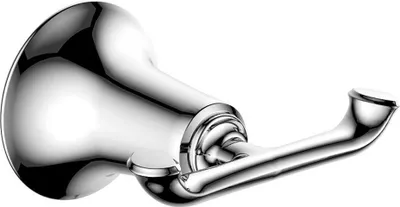 Produktbild von NEG Handtuch-Haken (einfach/doppel) Handtuchhalter/Aufhängung (silber) Muster: Azra