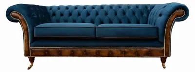 Immagine prodotto di Divano a tre posti Design Divano imbottito Chesterfield Seduta d'arredo per la sala