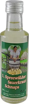 Produktbild von 1. Spreewälder Sauerkraut Schnaps (0,1 l / 30% vol.)