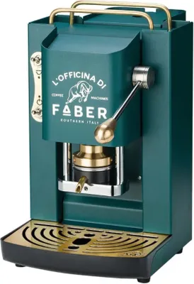 Produktbild von Kapsułki do kawy Faber Pro Deluxe do ekspresów do kawy, 44 mm, brytyjski zielony mosiądz Faber