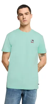 Produktbild von Spreadshirt Hello Kitty Stick Portrait Männer Premium T-Shirt, 4XL, Mint