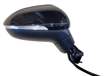 Produktbild von Außenspiegel Spiegel  rechts  elektrisch Für VOLKSWAGEN PASSAT (B8), 08.14-12.23 LC9X SCHWARZ