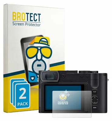 Produktbild von 2x BROTECT Schutzfolie für Leica Q3 Monochrom Displayschutz Displayschutzfolie Folie Matt Entspiegelungsfolie