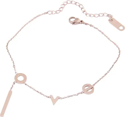 Immagine prodotto di Bracciale alla caviglia PR-21001 - Oro/Rosa KP21001