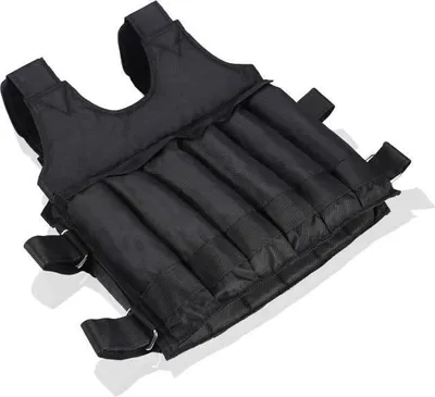Obrázek produktu pro Zátěžová vesta pro sport, trénink a fitness; maximální zátěž 50 kg; nastavitelná tréninková zátěž.