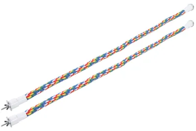 Imagen del producto de Perchas de cuerda de algodón hechas a mano para aves, ideales para loros (80 cm)
