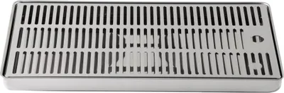 Produktbild von BieTal® Tropfschale Tropfkasten Edelstahl Lochplatte Aufbau Theke Bar 22x15cm