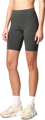 Produktbild von Merry Style Damen Kurze Leggings aus Baumwolle MS10-200 (Dunkelmelange, M)