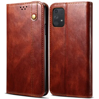 Immagine prodotto di Custodia per Samsung Galaxy A52 5G/4G, custodia in pelle flip wallet con funzione stand rosso