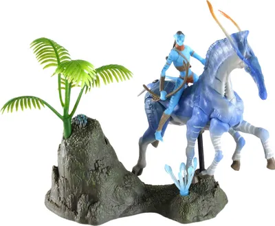 Produktbild von McFarlane Toys Avatar - Aufbruch nach Pandora Tsu'tey & Direhorse Deluxe Medium Actionfiguren MCF16377