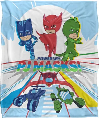 Produktbild von PJ Masks - Decke "Power Up!", Gruppenfoto TV18916 (Einheitsgröße) (Weiß)