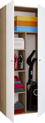 Immagine prodotto di Mobile per bevande | 6 scomparti | Dimensioni: W. 70 x H. 178 x D. 40 cm | Armadio per la casa | Armadio multiuso | Vandol