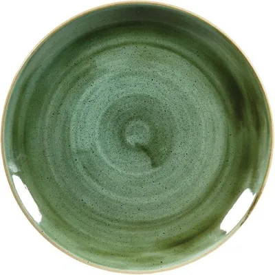 Produktbild von Churchill Stonecast, runde Coupe-Teller, Samphire-Grün, 288 mm, (12 Stück)