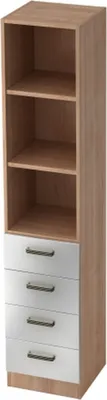 Produktbild von Schublad.Regal 7600 SG, 5 OH 40,6 x 42 x 200,4 cm (BxTxH)