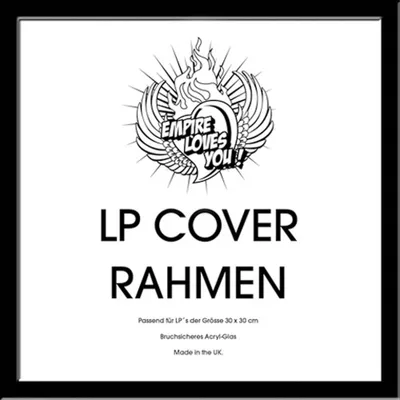 Produktbild von LP Plattencover Rahmen - Wechselrahmen - schwarz - innen 31,5x31,5 cm