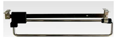 Produktbild von Kleiderbügelhalter ausziehbar Garderobenhalter Kleiderhaken (250 mm)