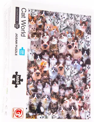 Zdjęcie produktu dla PUZZLE MINI 1000el. Koci świat