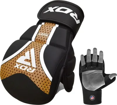 Image de RDX Sports Gants MMA Aura+ T-17 Shooter - Noir/Or - S