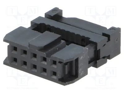 Productafbeelding van Stekker; IDC-connector; vrouwelijk; aantal pinnen: 10; IDC; voor platte kabels; 1,27 mm AWP-10 IDC-connector