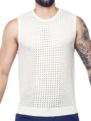 Produktbild von 2eros Riviera Singlet Tank Top  Beige
