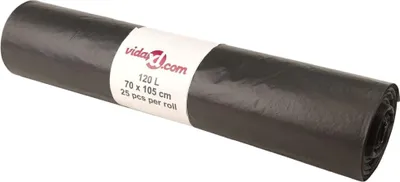 Obrázek produktu pro vidaXL Pytle na odpadky 250 ks černé 120 l