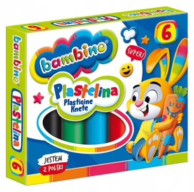 Image de Bambino Plasticine 6 couleurs