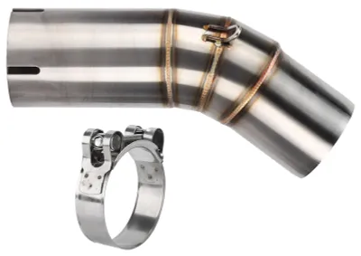 Image de Tuyau intermédiaire d'échappement de 60,5 mm en acier inoxydable, pièce de rechange pour Ducati 959 Panigale V2