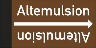 Produktbild von Dreifke® Rohrleitungsband Altemulsion, DIN 2403, ab Ø 15mm, braun/weiß, 33m/R...