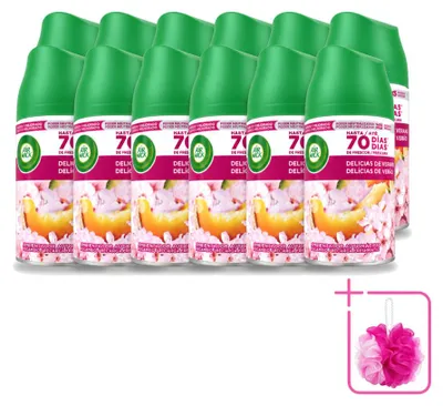 Produktbild von 12 x Air Wick Freshmatic Nachfüller Sommerglück - 250 ml - Sparpackung - 12 Stücke
