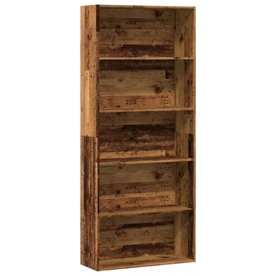 Produktbild von Bücherregal Altholz-Optik 80x30x189 cm Holzwerkstoff