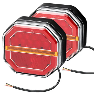 Immagine prodotto di 2 luci posteriori a LED per rimorchi, 12 V