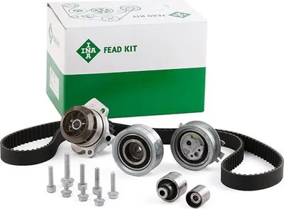 Produktbild von INA 530 0550 32 Zahnriemensatz + Wasserpumpe für VW GOLF VI (5K1) Polo Schrägheck (6R1, 6C1) TOURAN (1T1, 1T2) für AUDI A4 Avant (8K5, B8) A6 Avant