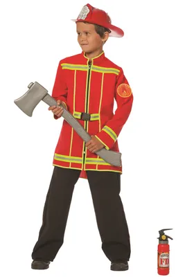 Produktbild von Max Bersinger 834-19-534, Maskenkostüm, Kind, Männlich, Uniform, Rot, Gelb, Männlich